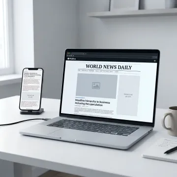 Fast media website on mobile and desktop