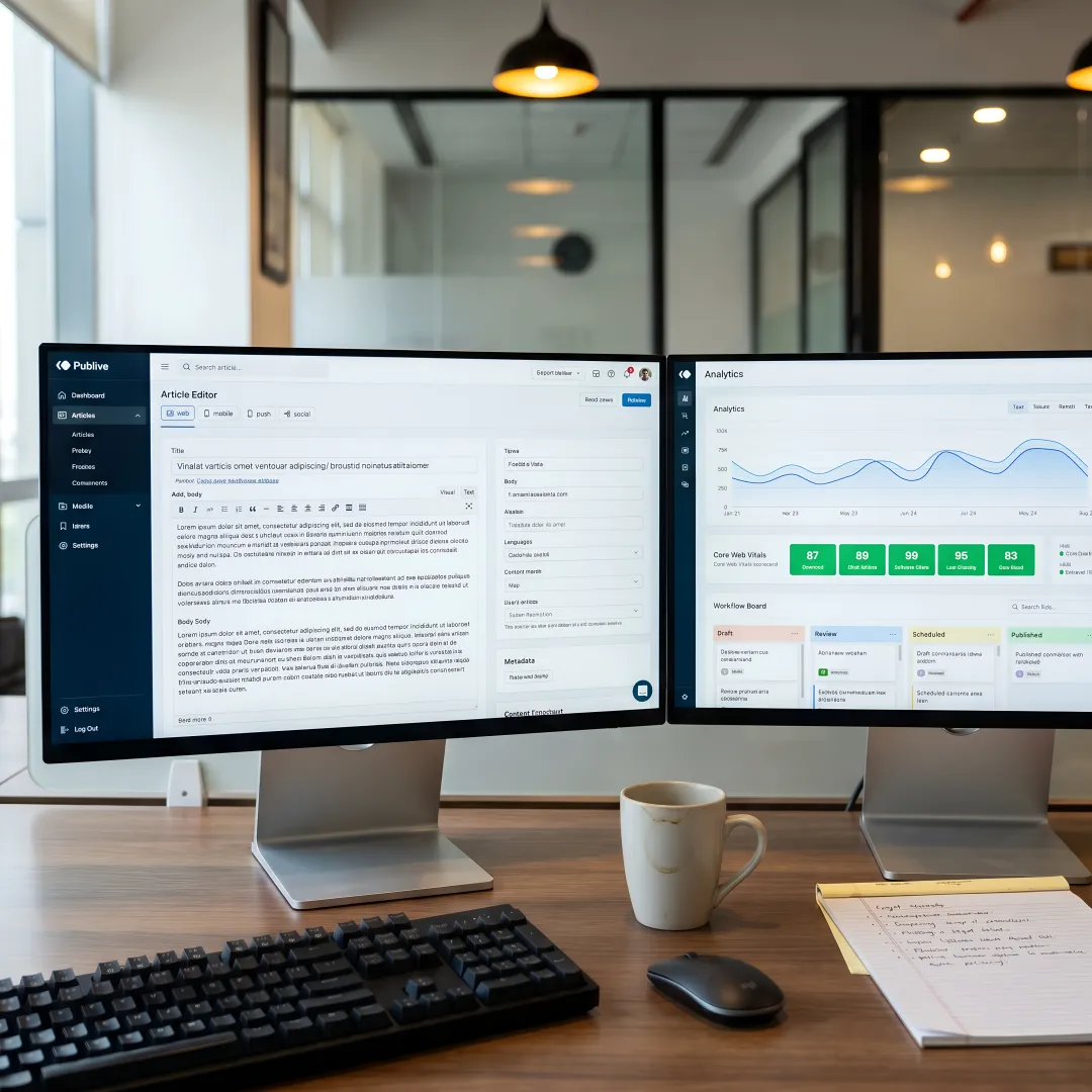 API-First Web Content Management SaaS Platform