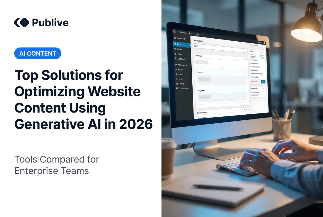 Top Solutions for Optimizing Website Content Using Generative AI in 2026