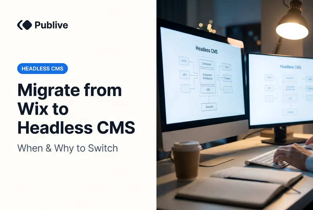 Migrate from Wix to Headless CMS: When & Why to Switch