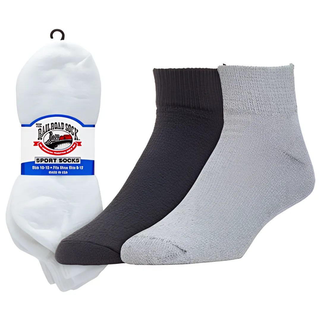 Men's Quarter Sport Socks (3pr)