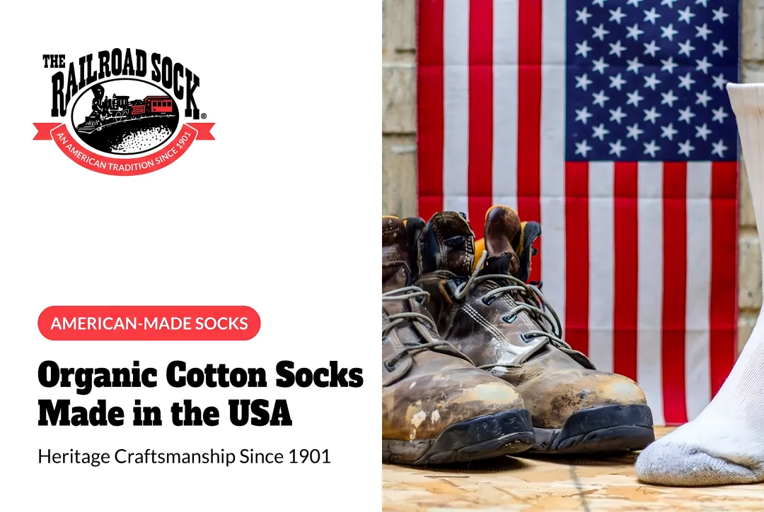 Organic Cotton Socks Made in the USA