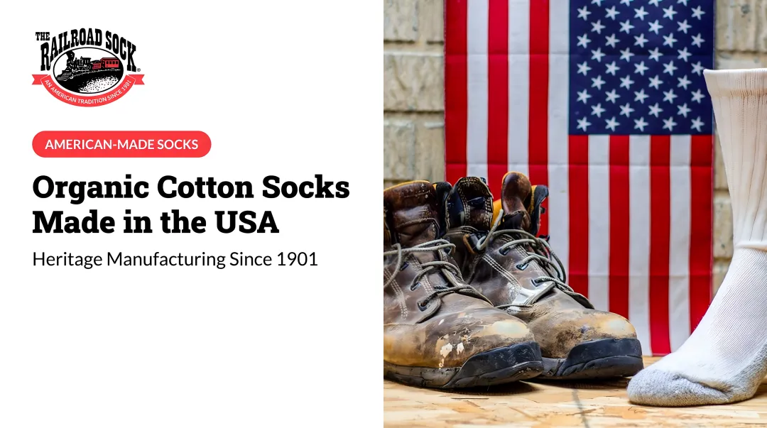 Organic Cotton Socks Made in the USA