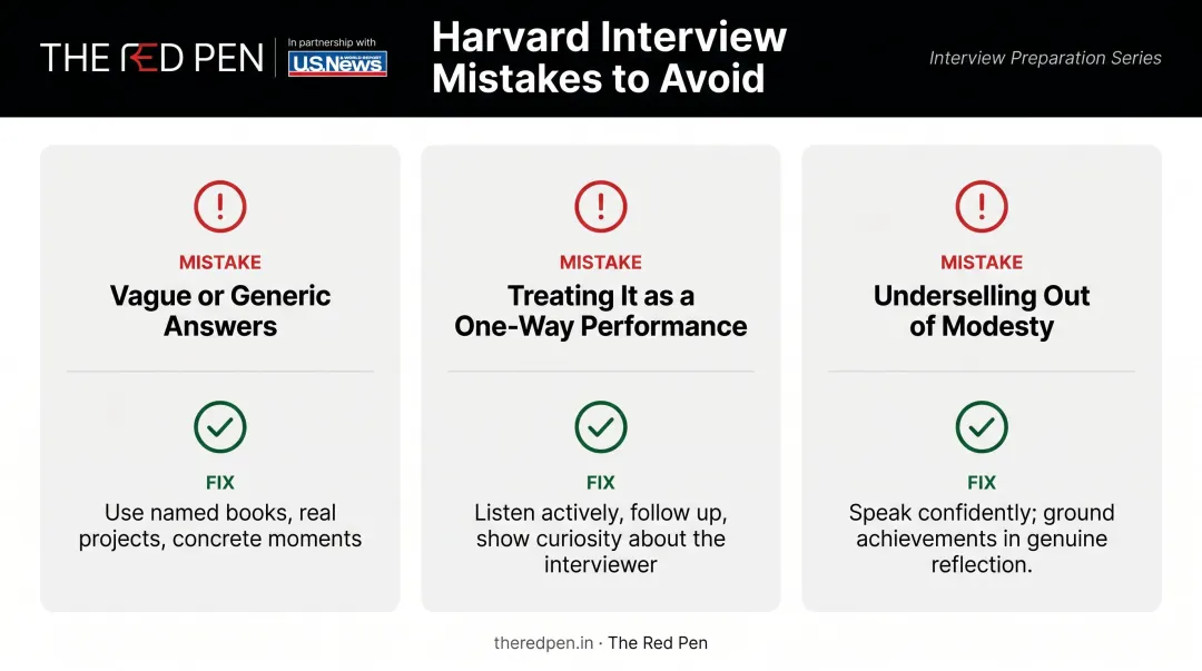 Three common Harvard interview mistakes and how to avoid each one