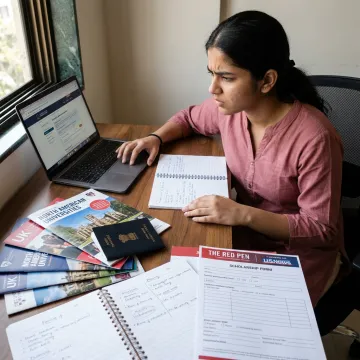 International student researching scholarships in Ireland