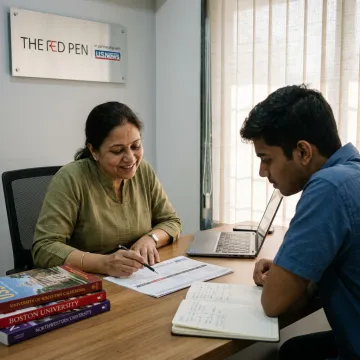 Consultant planning a study abroad application timeline
