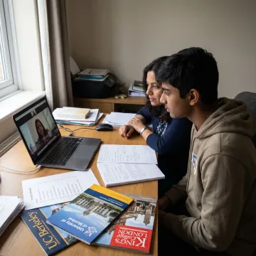 Online education counselling session