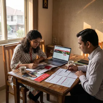 Student consulting about Canada university admissions
