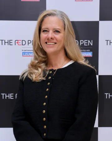 Portrait of Kim Dixit, CEO and Founder of The Red Pen