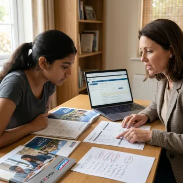 Student planning Australian scholarship applications