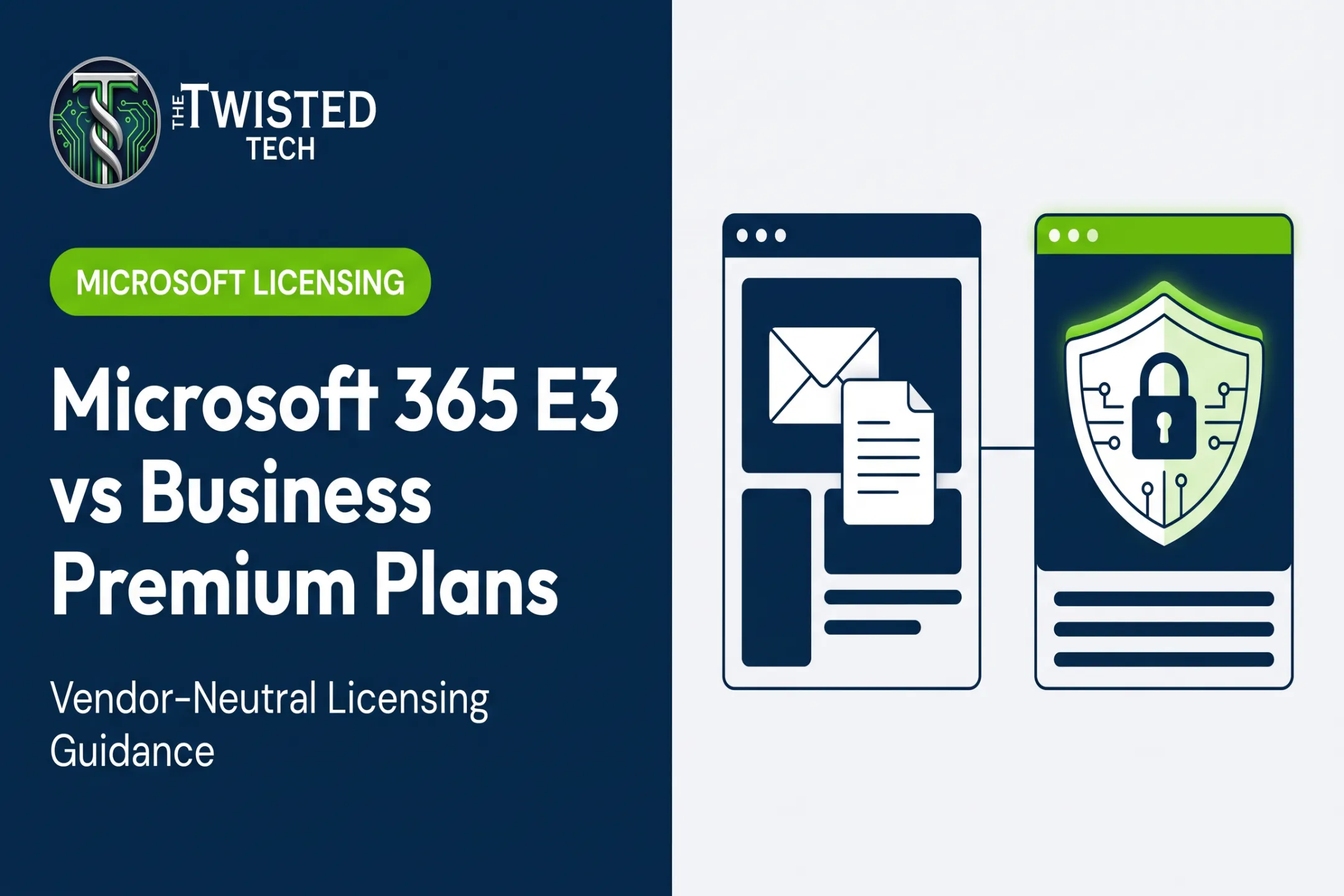 Microsoft 365 E3 vs Business Premium Plans