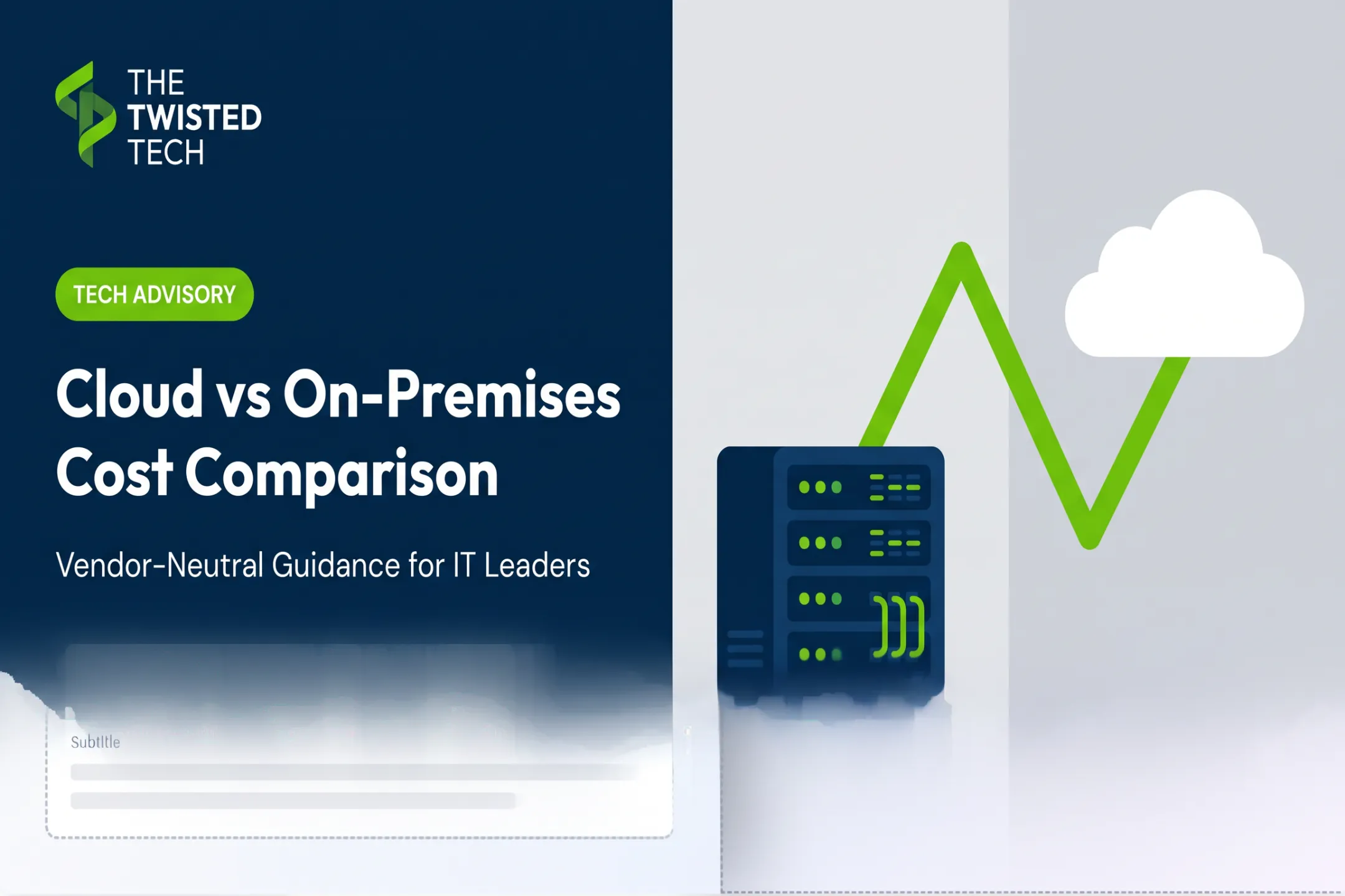 Cloud vs On-Premises Cost Comparison