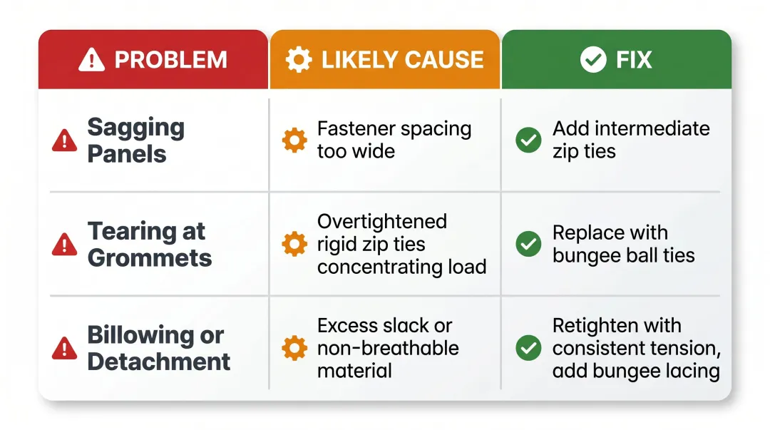 Three common windscreen installation problems causes and fixes comparison chart