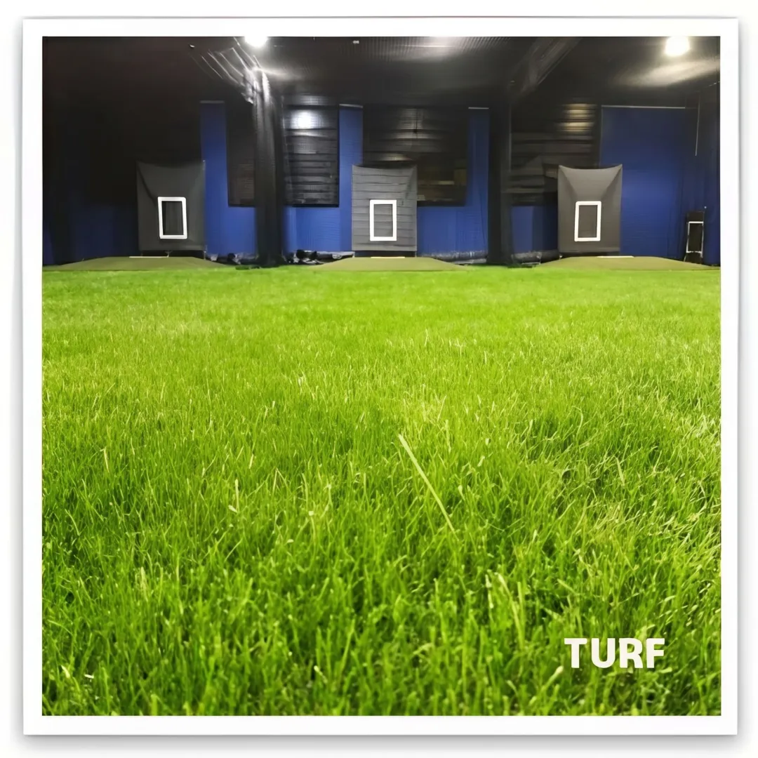 Custom artificial turf surface installation
