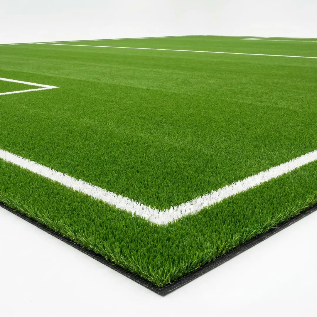 Installed artificial turf at a recreational facility
