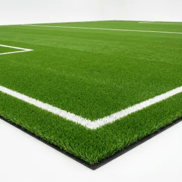 Installed artificial turf at a recreational facility