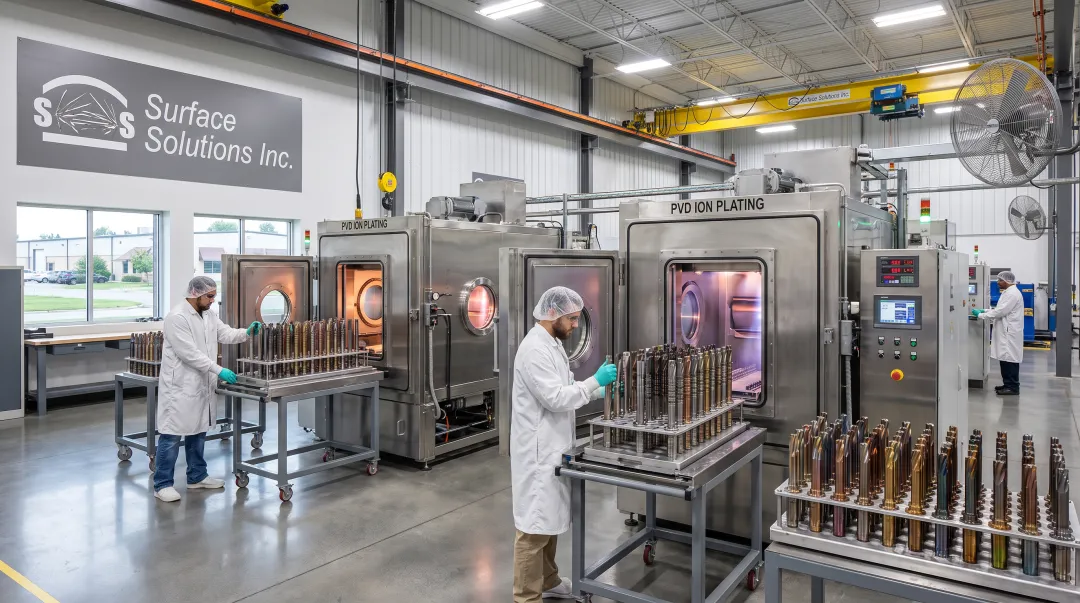 Surface Solutions Fridley Minnesota PVD ion plating coating facility