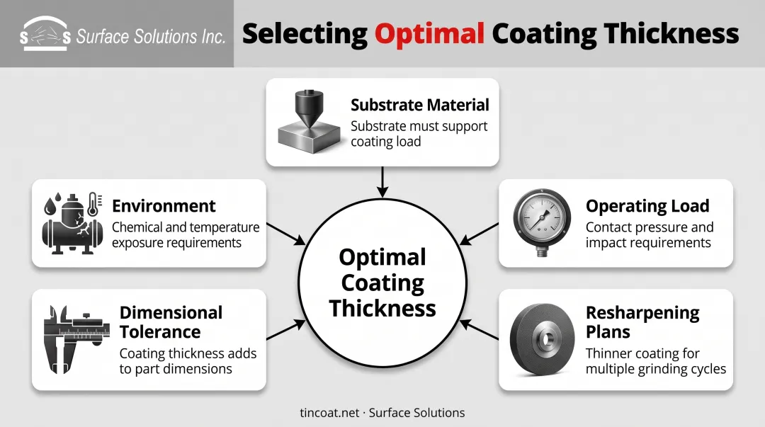 Five key factors determining optimal tungsten carbide coating thickness selection process