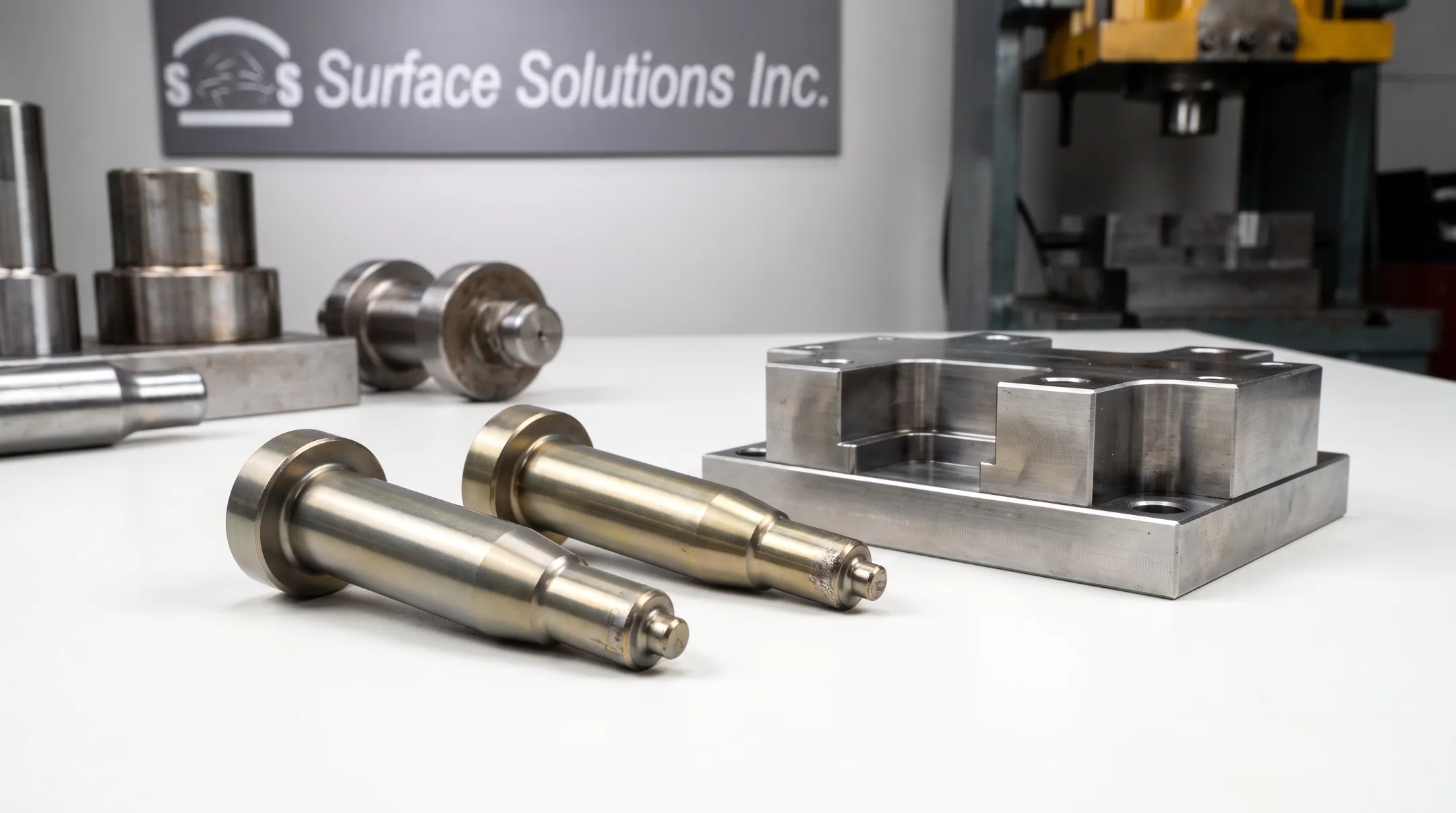 PVD coated punch and die tooling used in metal stamping production