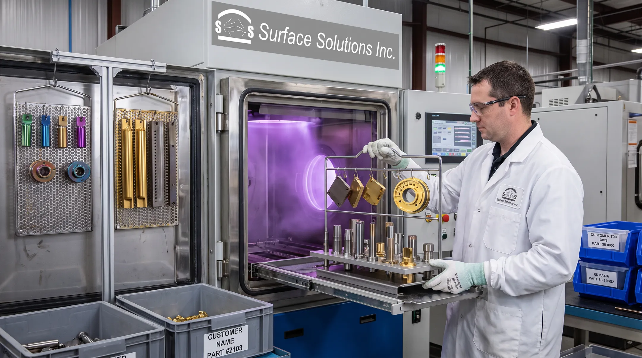 Surface Solutions PVD coating application process on die components