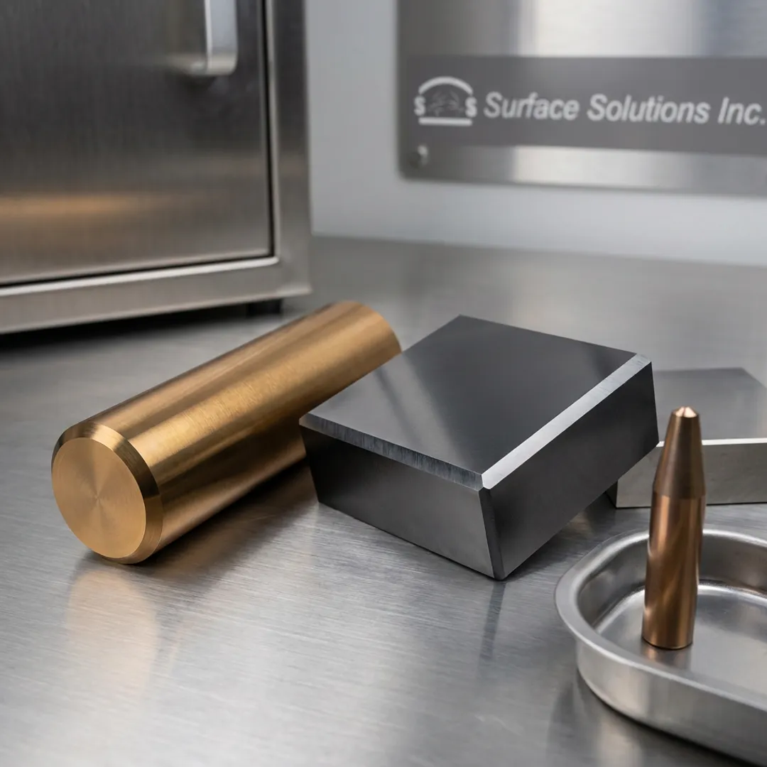 Coated tungsten carbide dies for manufacturing