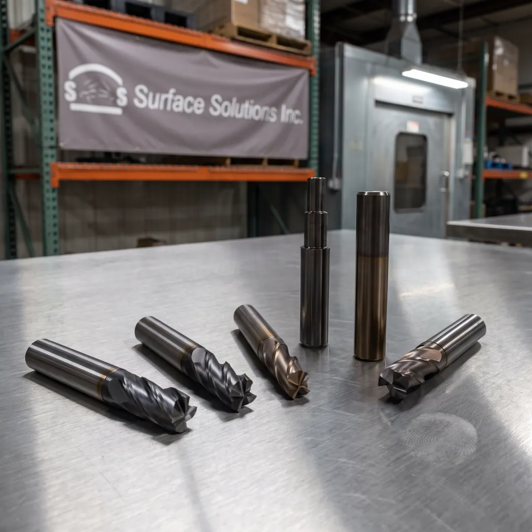 PVD-coated industrial cutting tools
