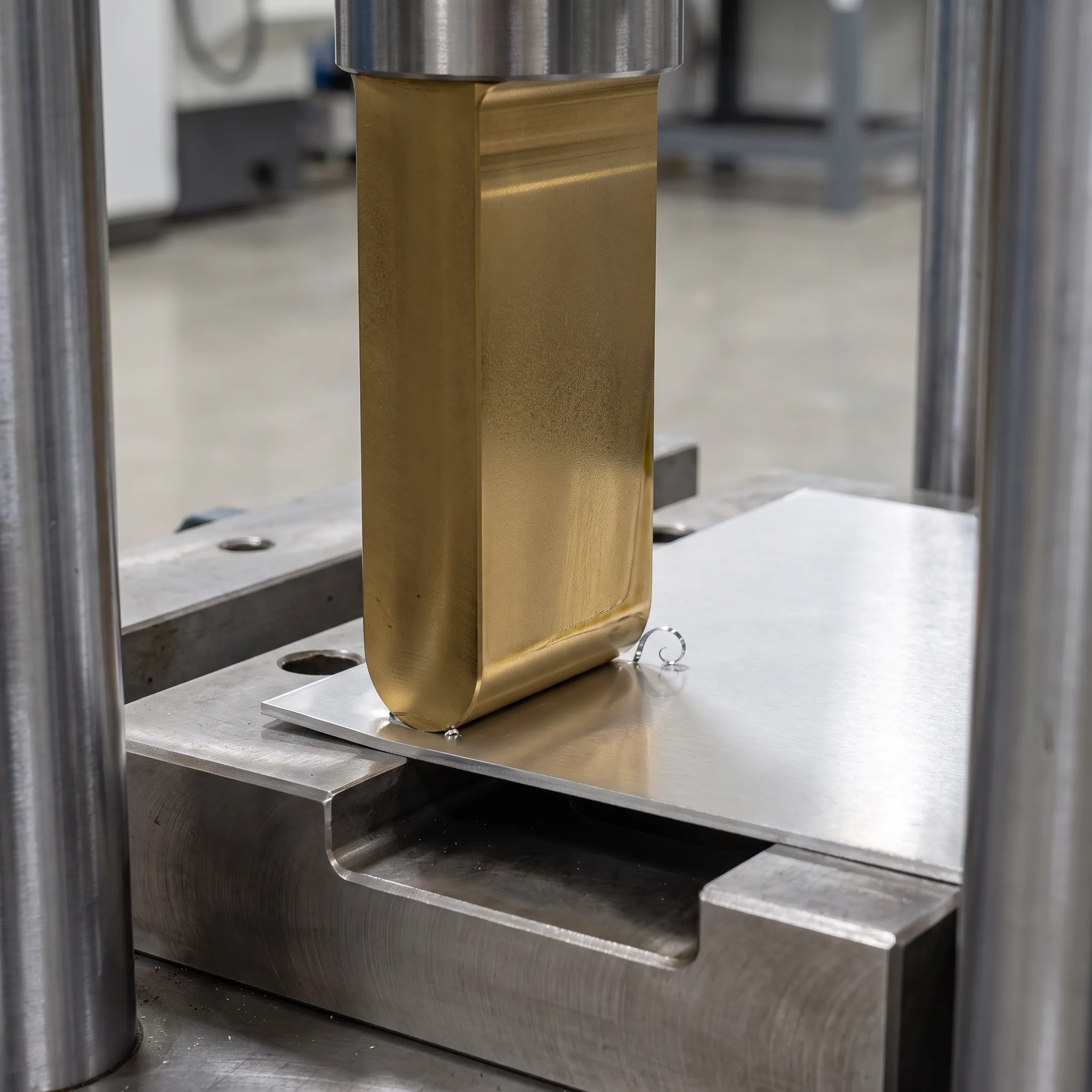 Golden ZrN-coated aluminum forming tool
