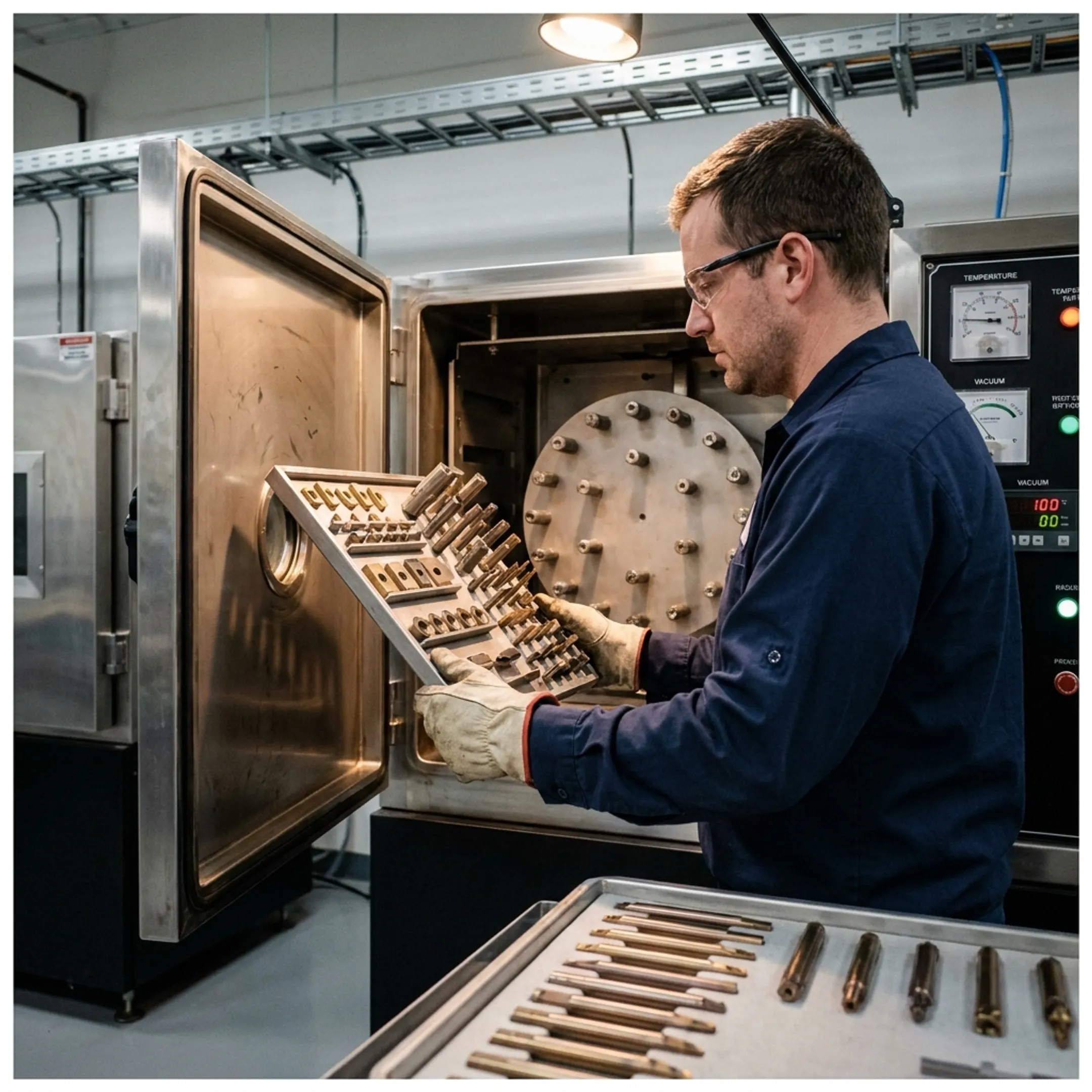 High temperature PVD coating applied to industrial tooling
