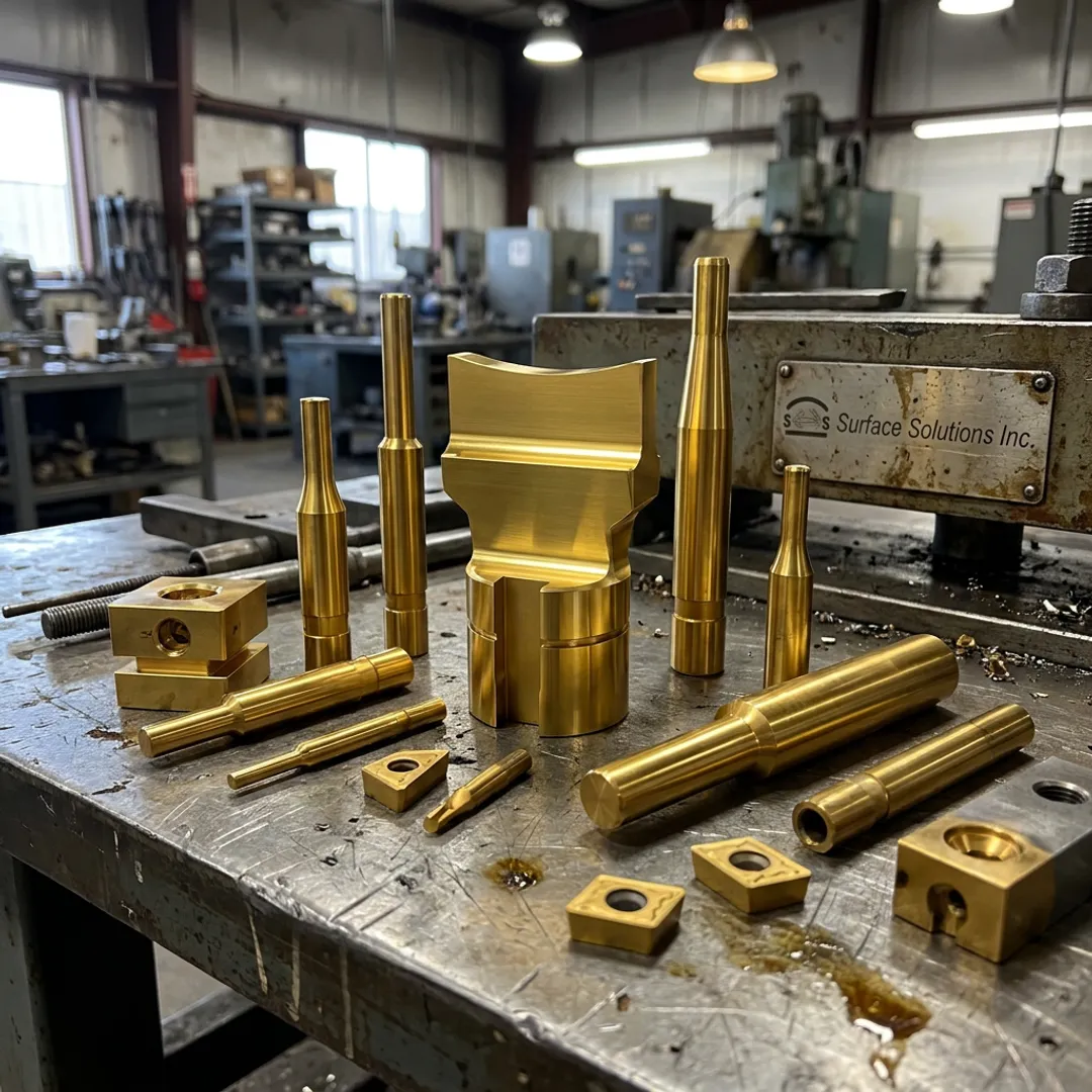 Titanium coated cutting tools and punches