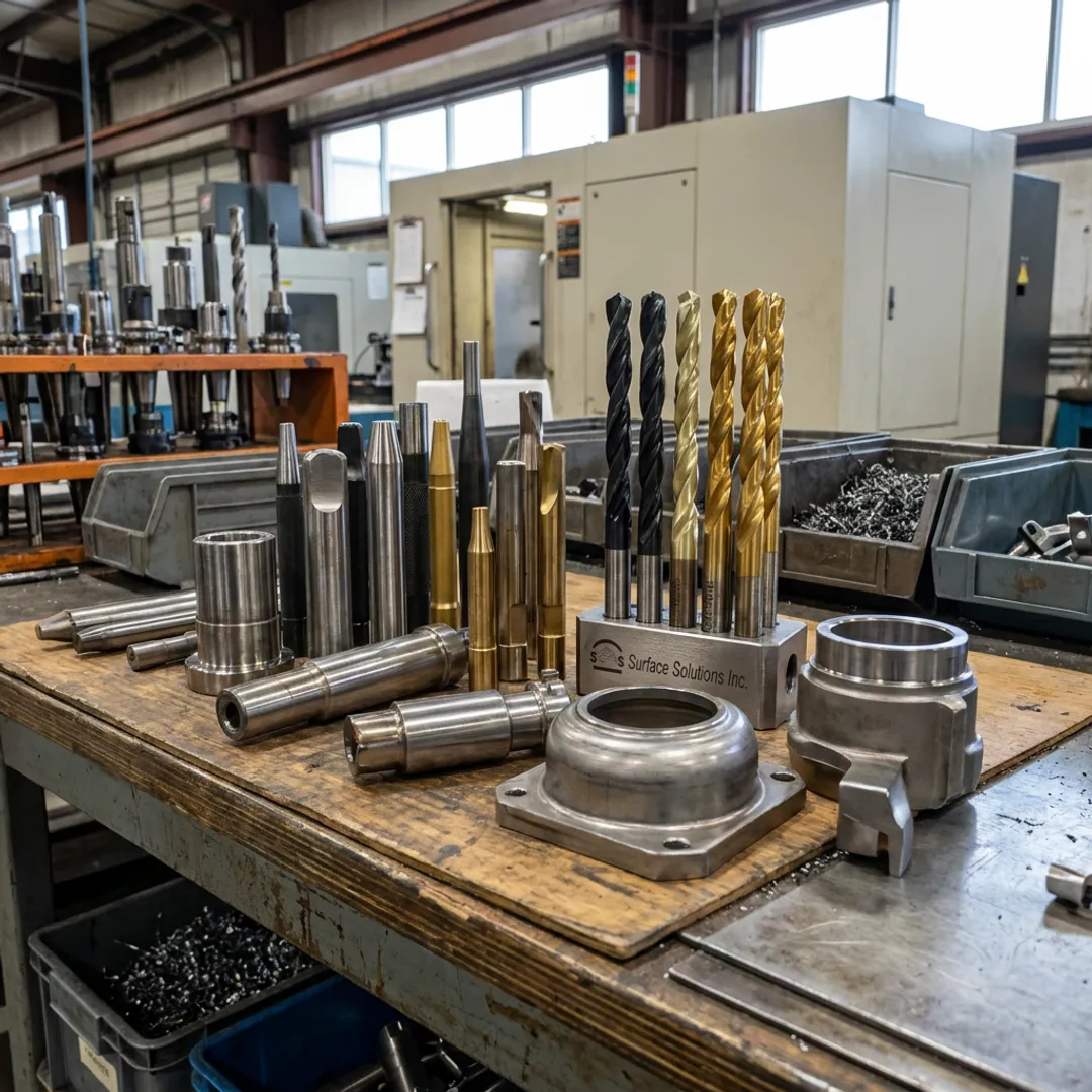 Coated punches and cutting tools