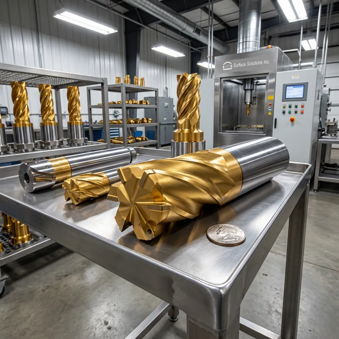 PVD coated industrial tooling