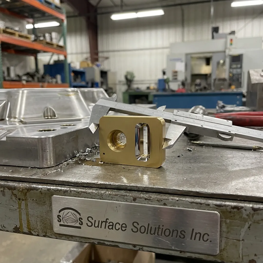 Coated blow mold tooling in manufacturing facility