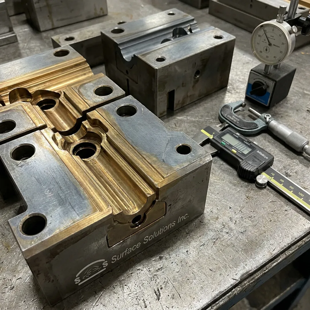 PVD coated aluminum extrusion die tooling