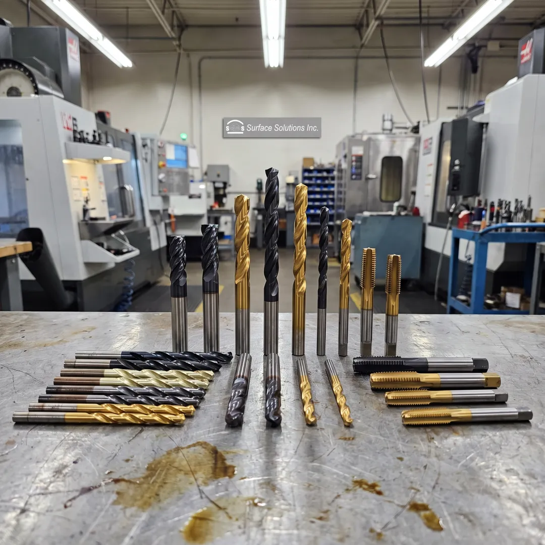 Industrial cutting tools with durable PVD coating