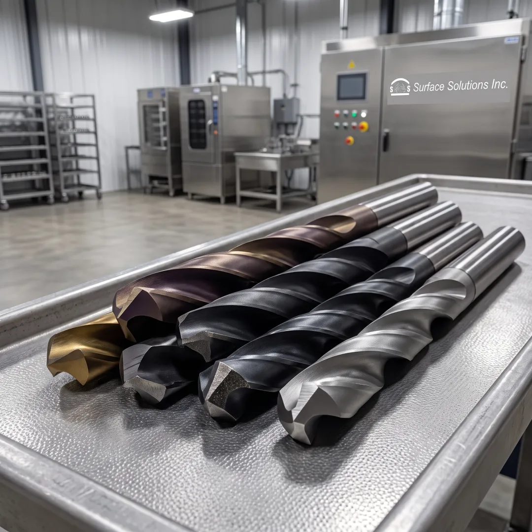Industrial cutting tools with durable hard coating
