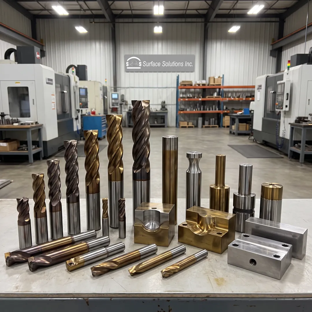 Industrial tools with durable PVD coating
