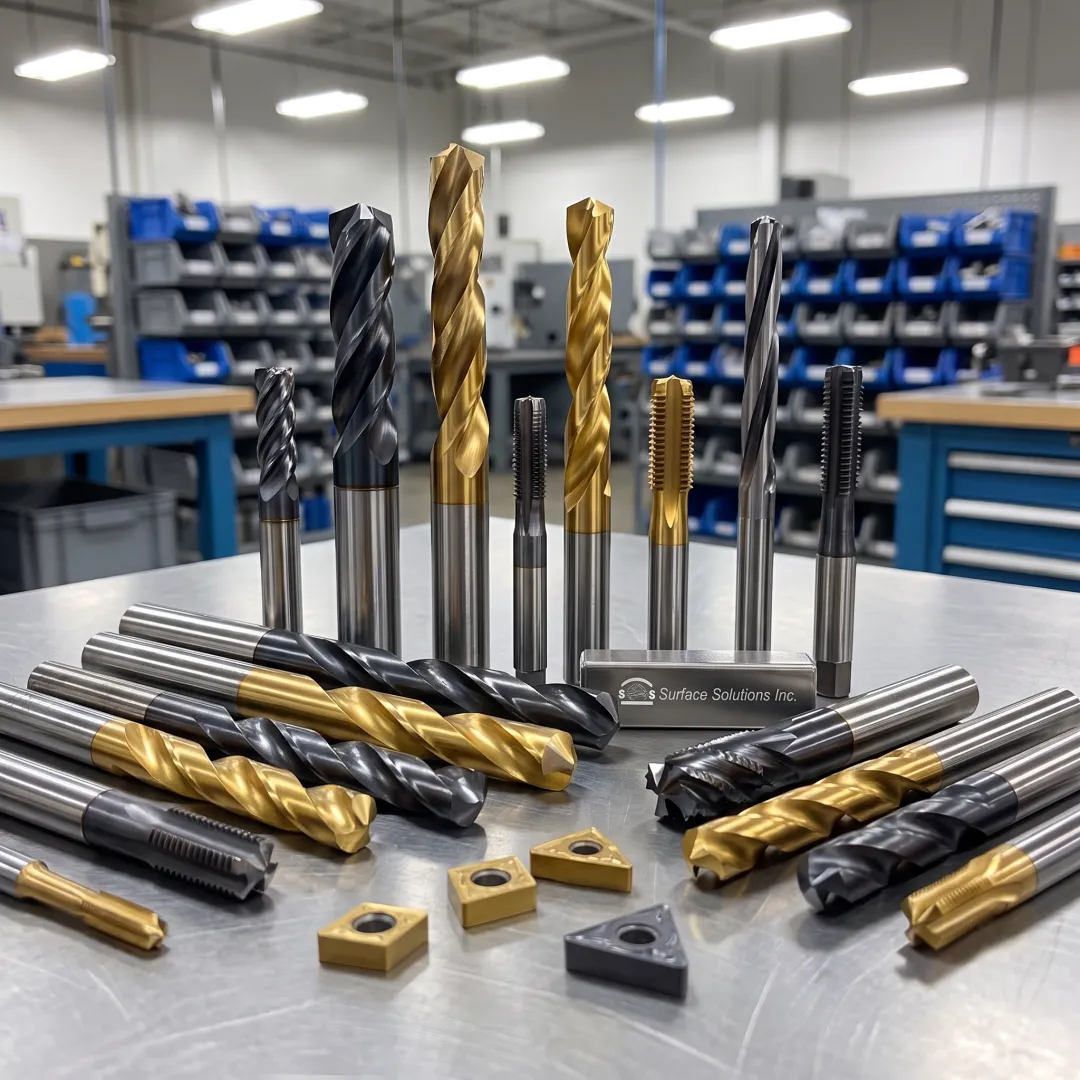 Industrial tooling with protective PVD coating