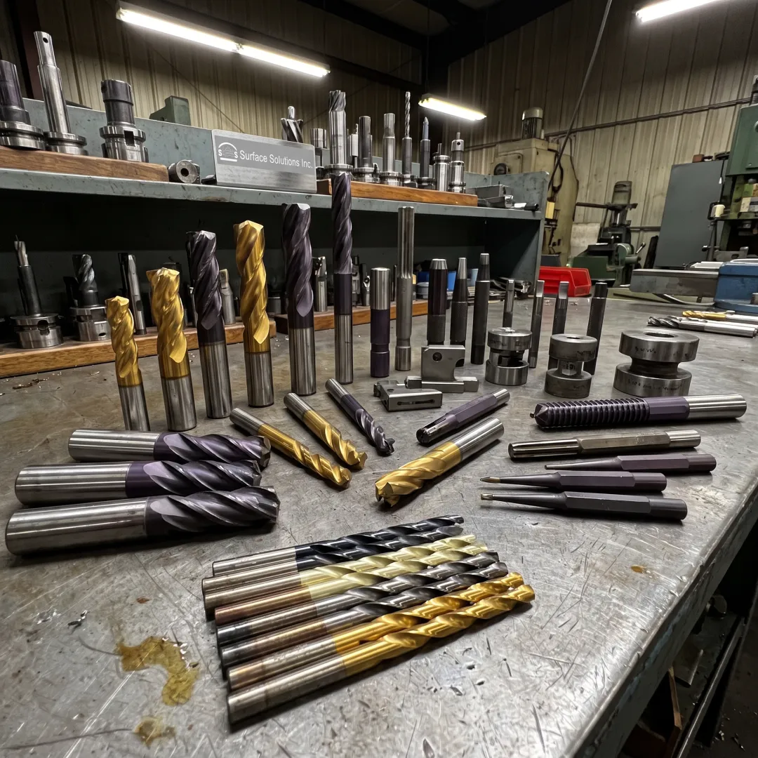 PVD-coated industrial cutting tools