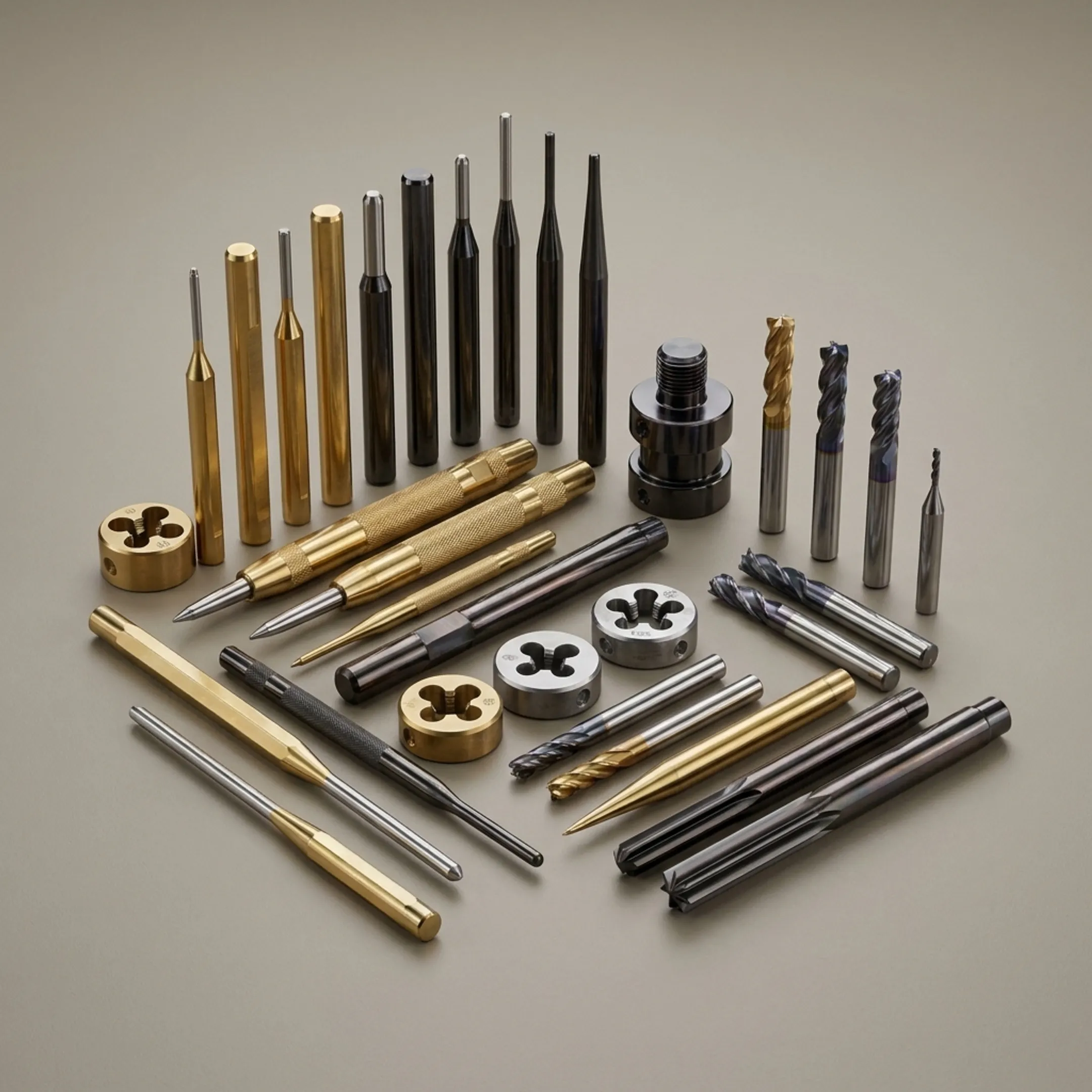 PVD-coated tools arranged for inspection
