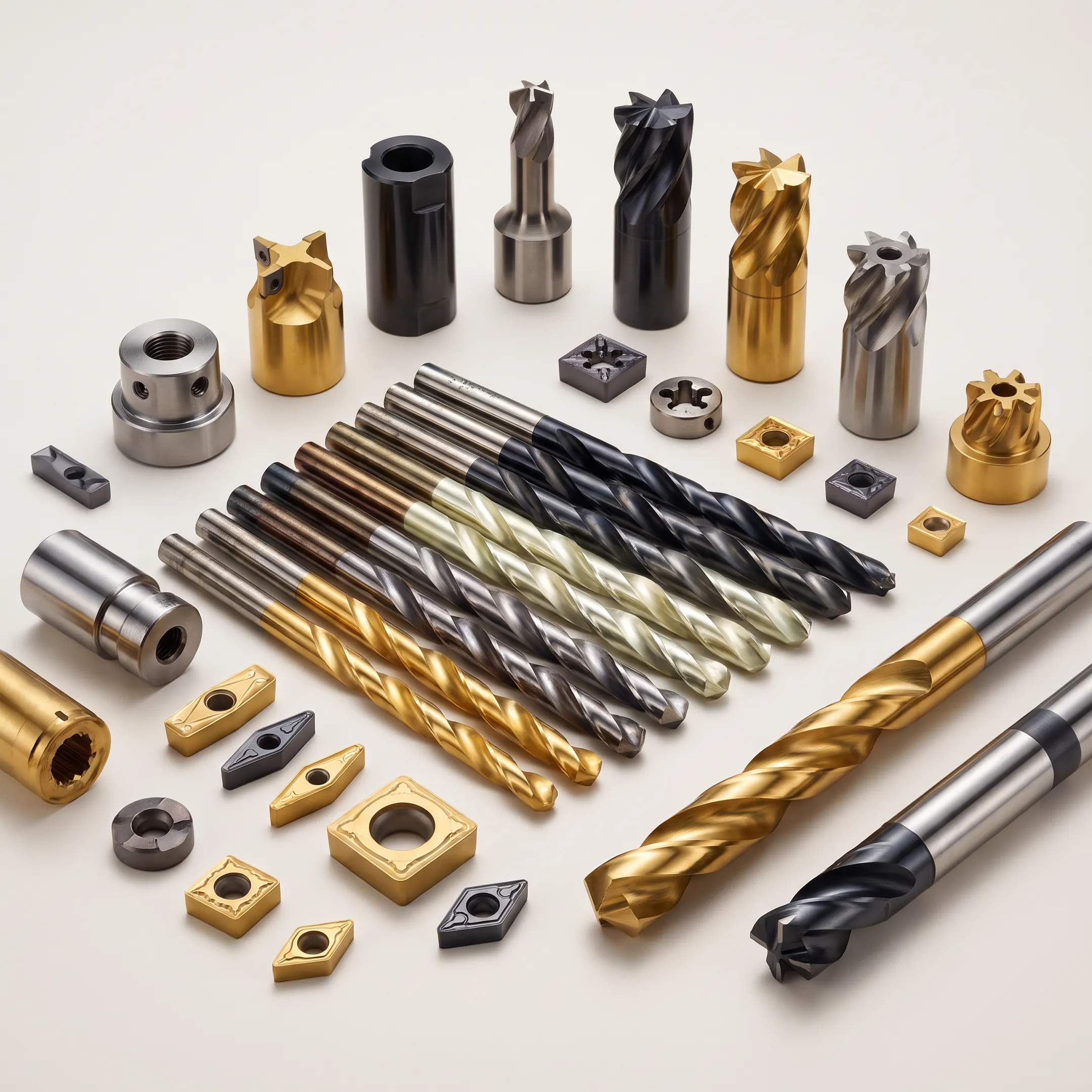 Reflective PVD coating on manufactured metal parts