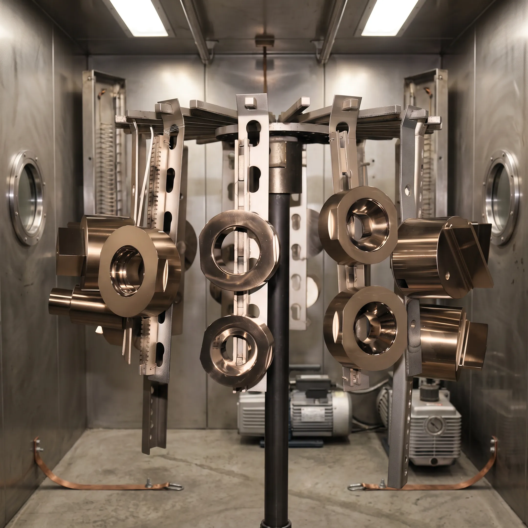 Aerospace component receiving precision PVD coating