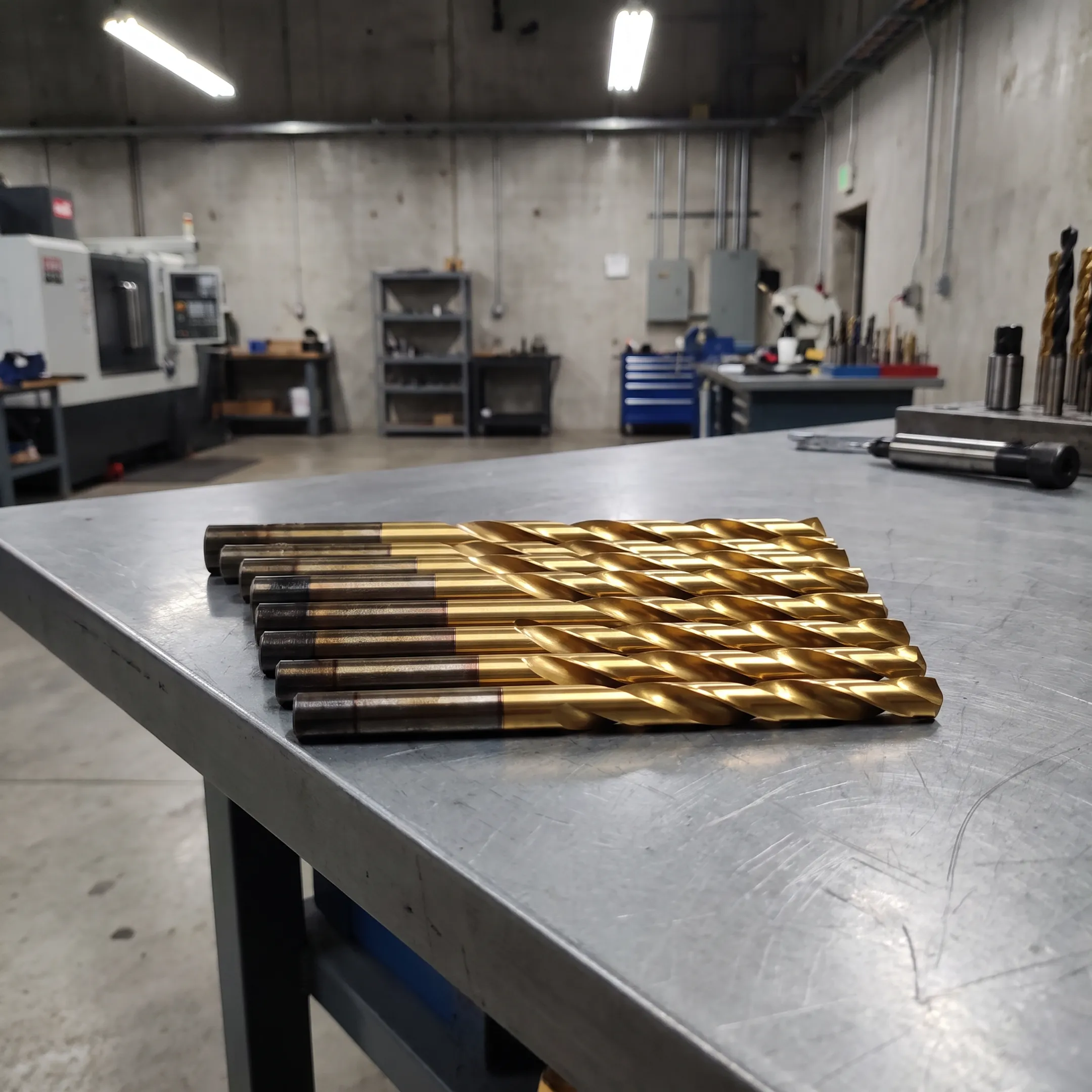 PVD TiN coating applied to precision manufacturing tools