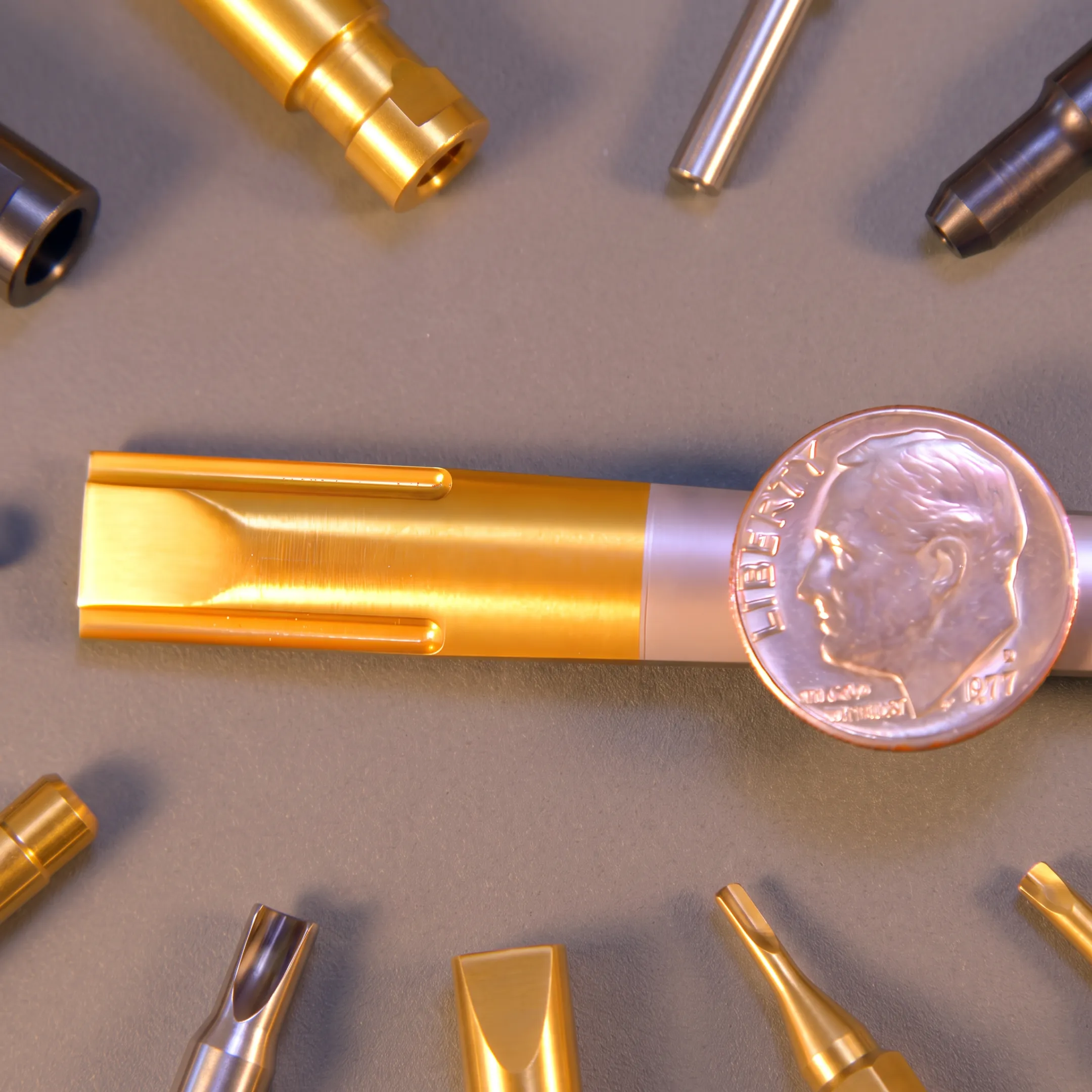 PVD-coated medical manufacturing components