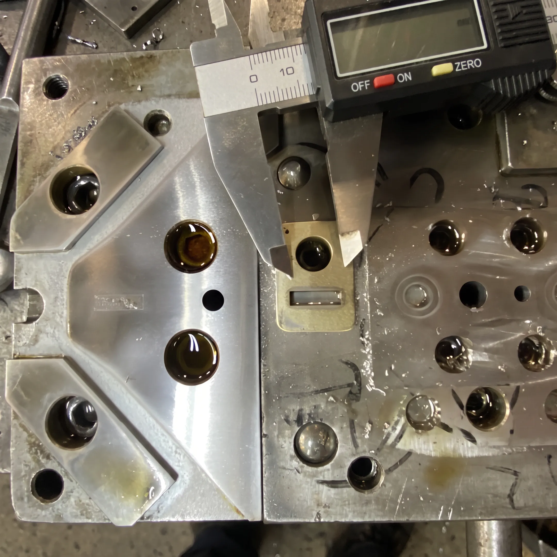 PVD-coated blanking die prepared for metal forming