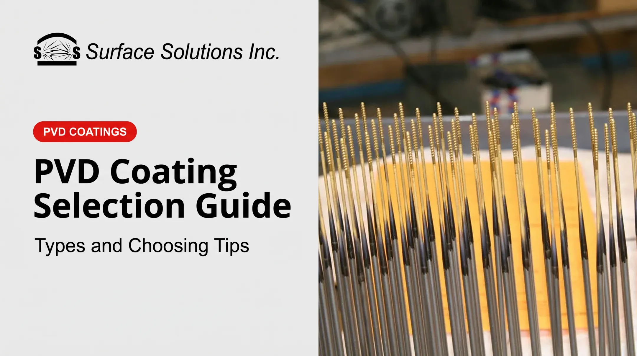 PVD Coating Selection Guide: Types and Choosing Tips