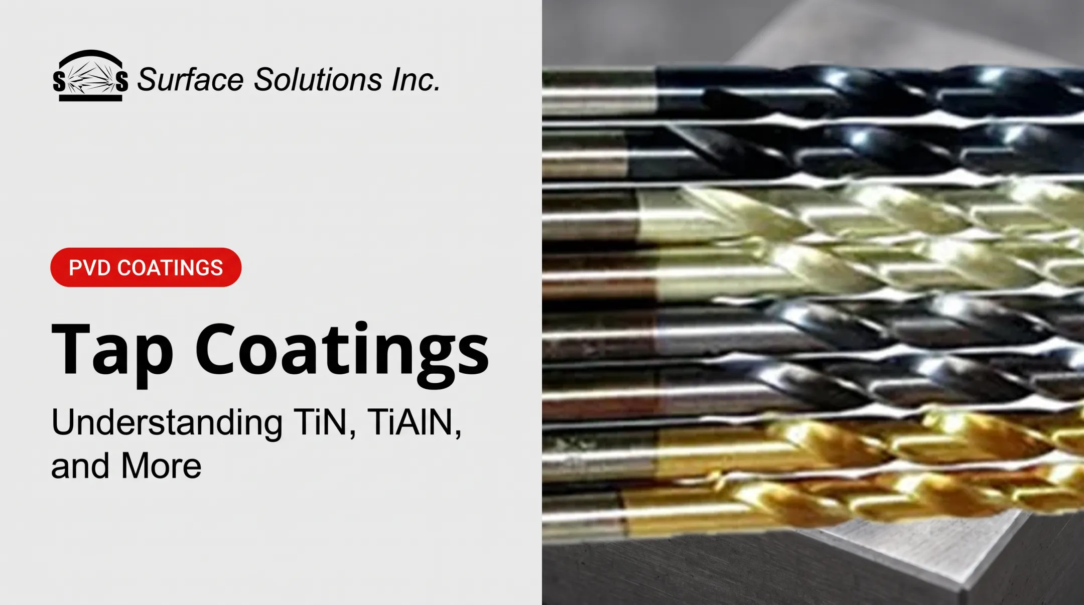 Tap Coatings: Understanding TiN, TiAlN, and More