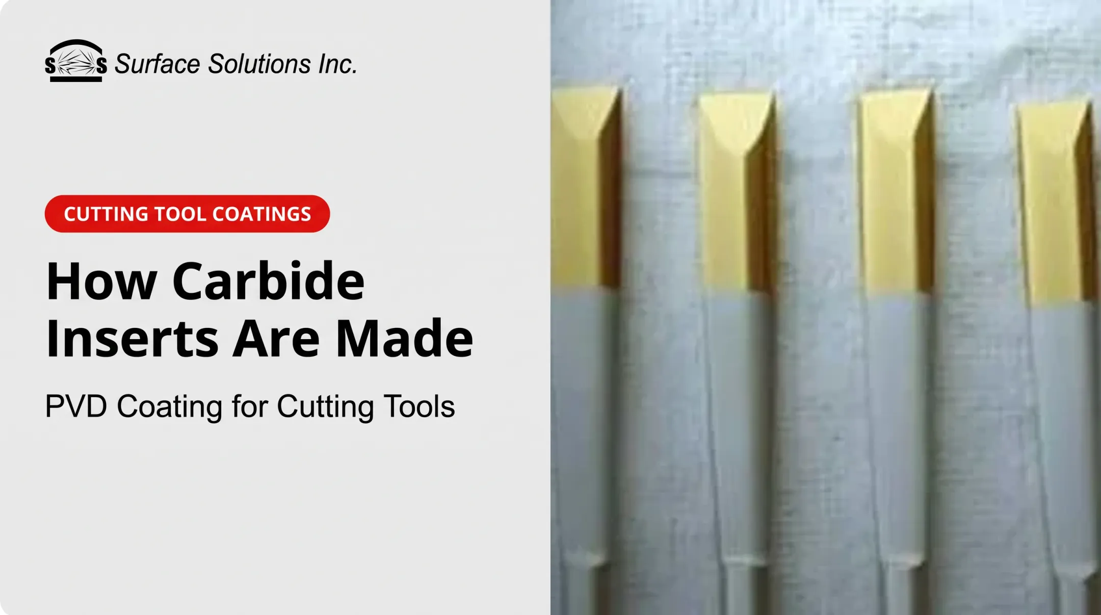 How Carbide Inserts Are Made