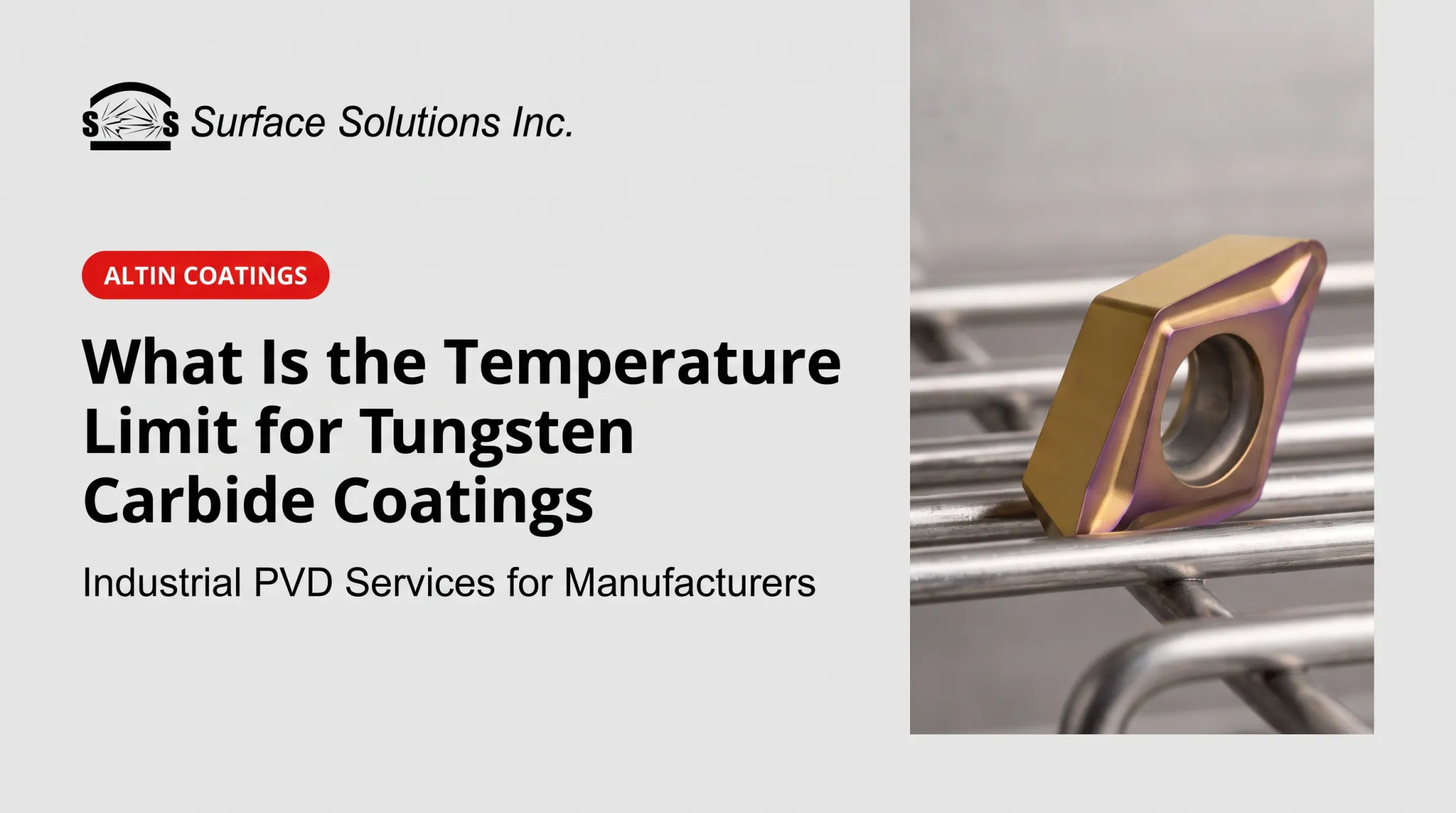 What Is the Temperature Limit for Tungsten Carbide Coatings