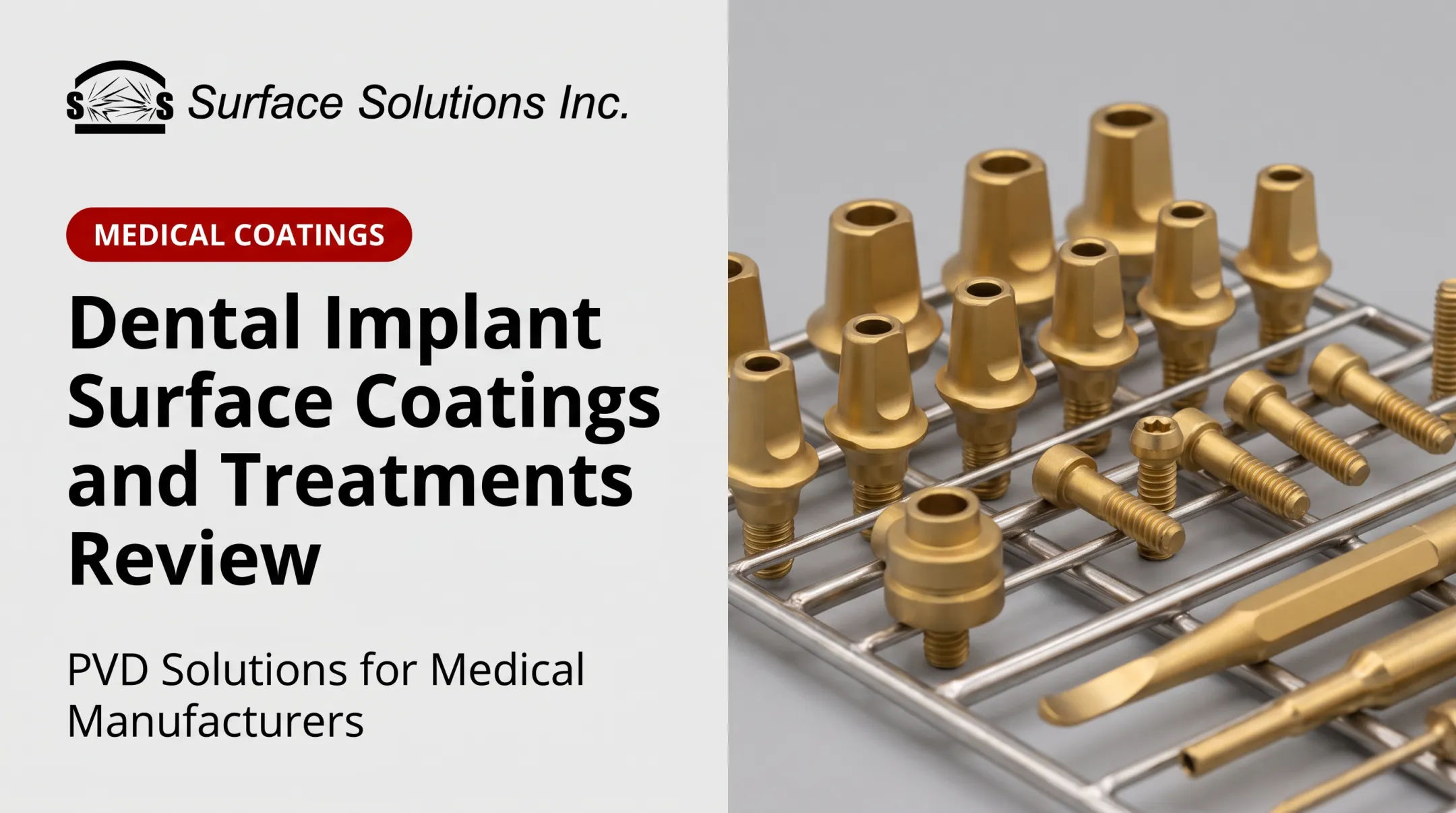 Dental Implant Surface Coatings and Treatments Review