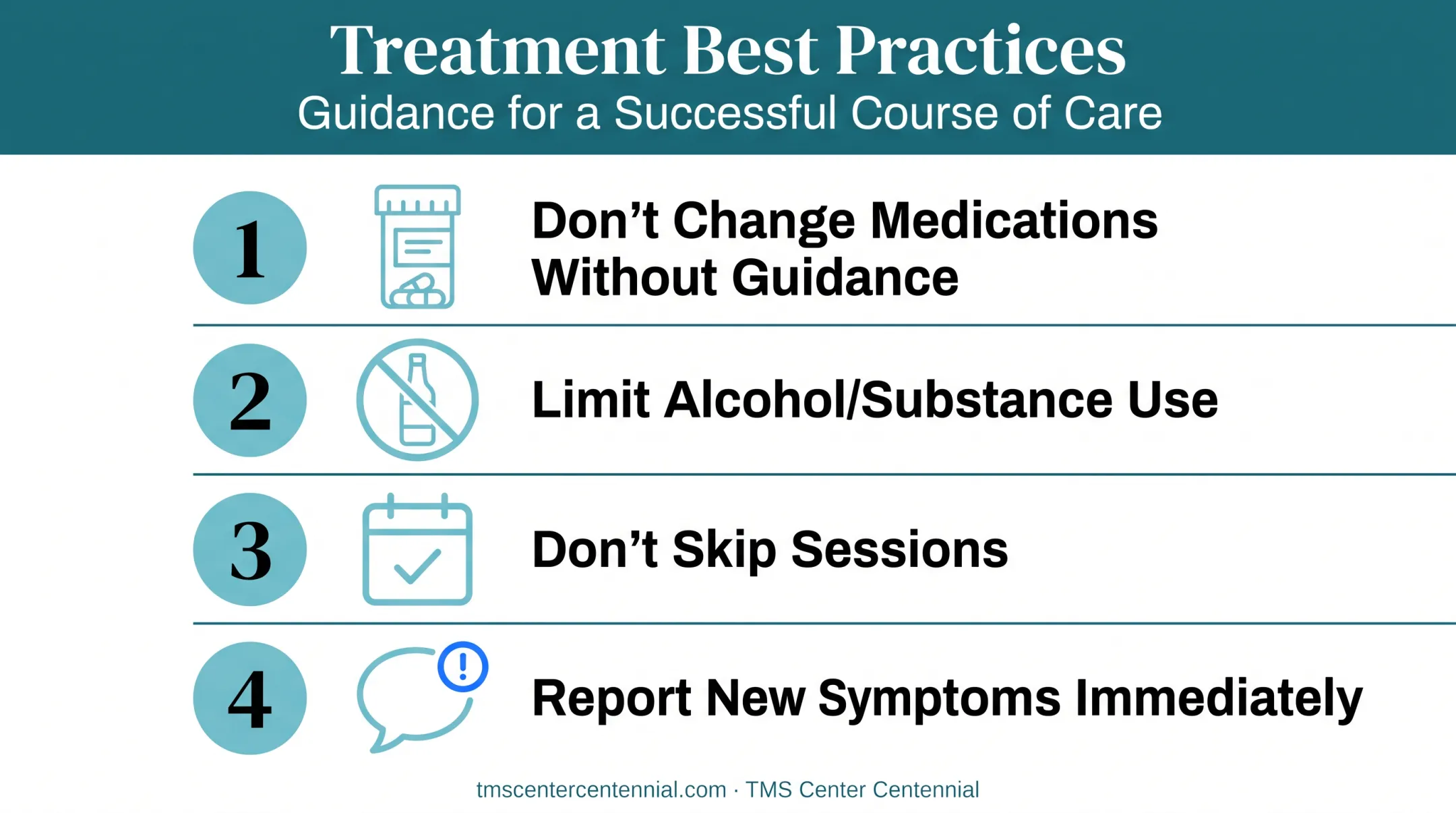Four essential practices to follow during TMS therapy treatment course